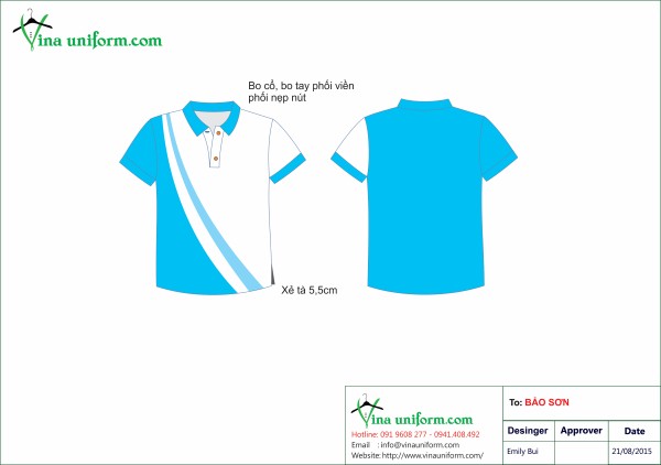 Mẫu áo thun Polo đẹp chào tháng 8